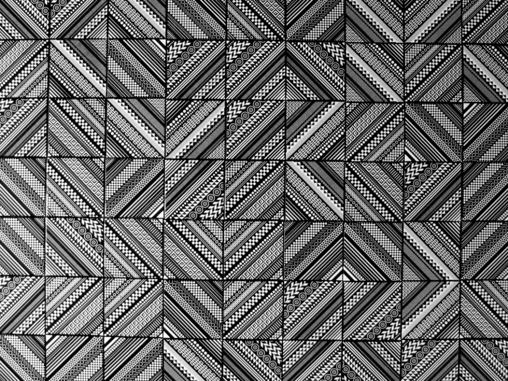Geometric Patterns Wallpaper Grasscloth