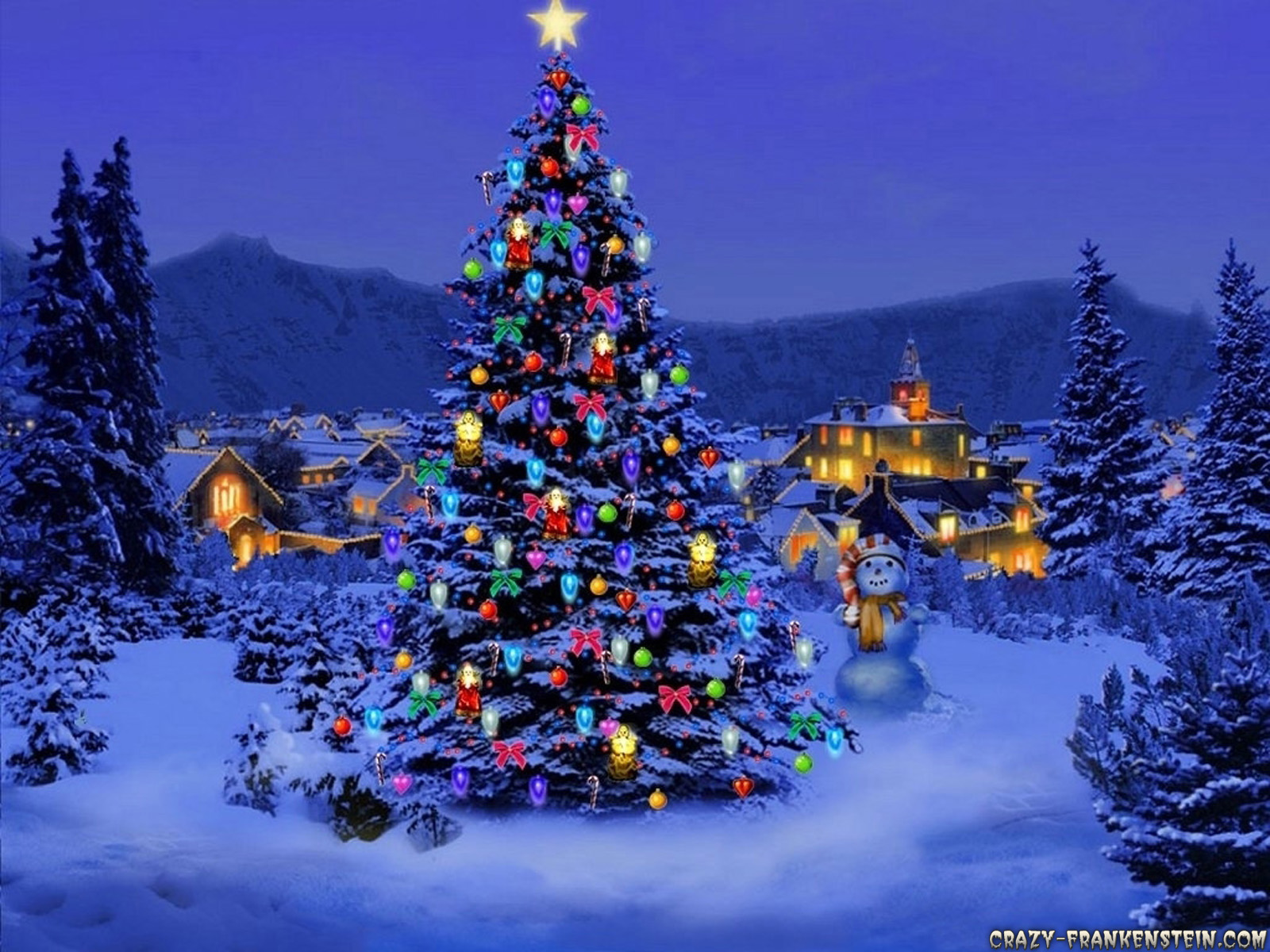 Beautiful Christmas Tree Desktop Wallpaper