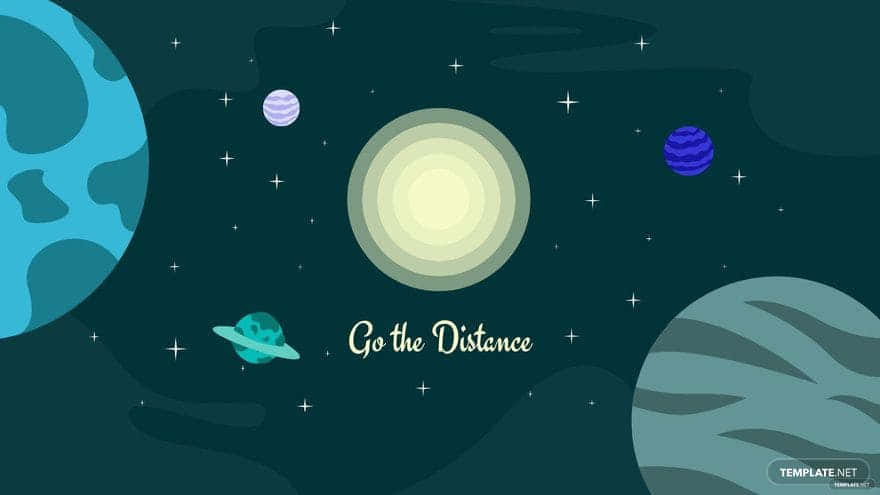 Cartoon Space Wallpaper