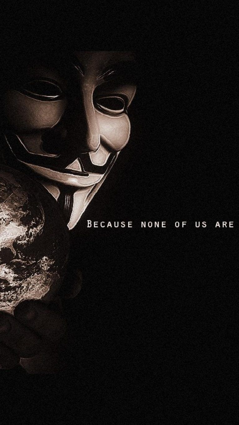 Anonymous Wallpaper Wide For iPhone Avi In