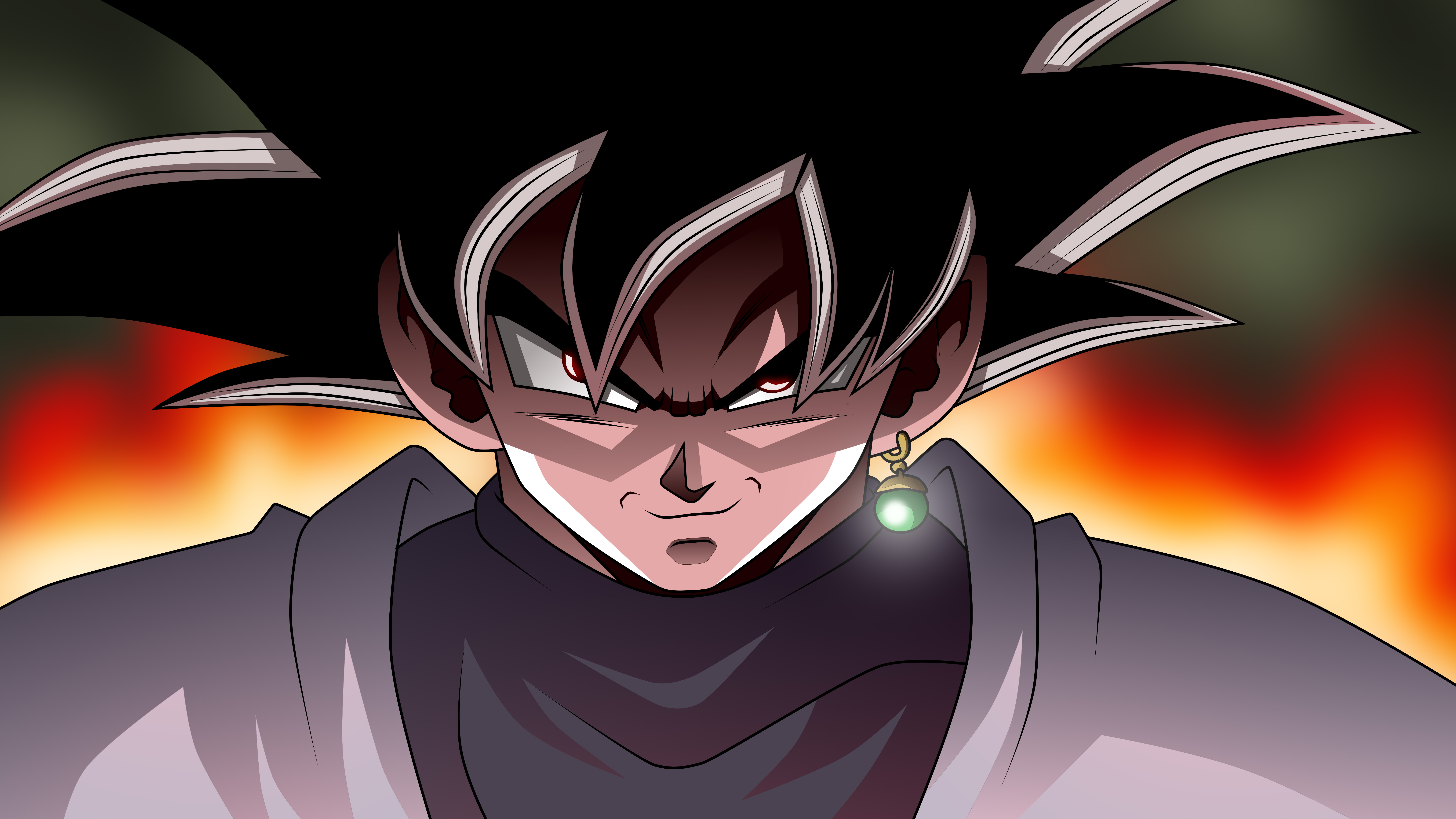 Black Goku Dragon Ball Super 8k Wallpaper HD Anime 4k