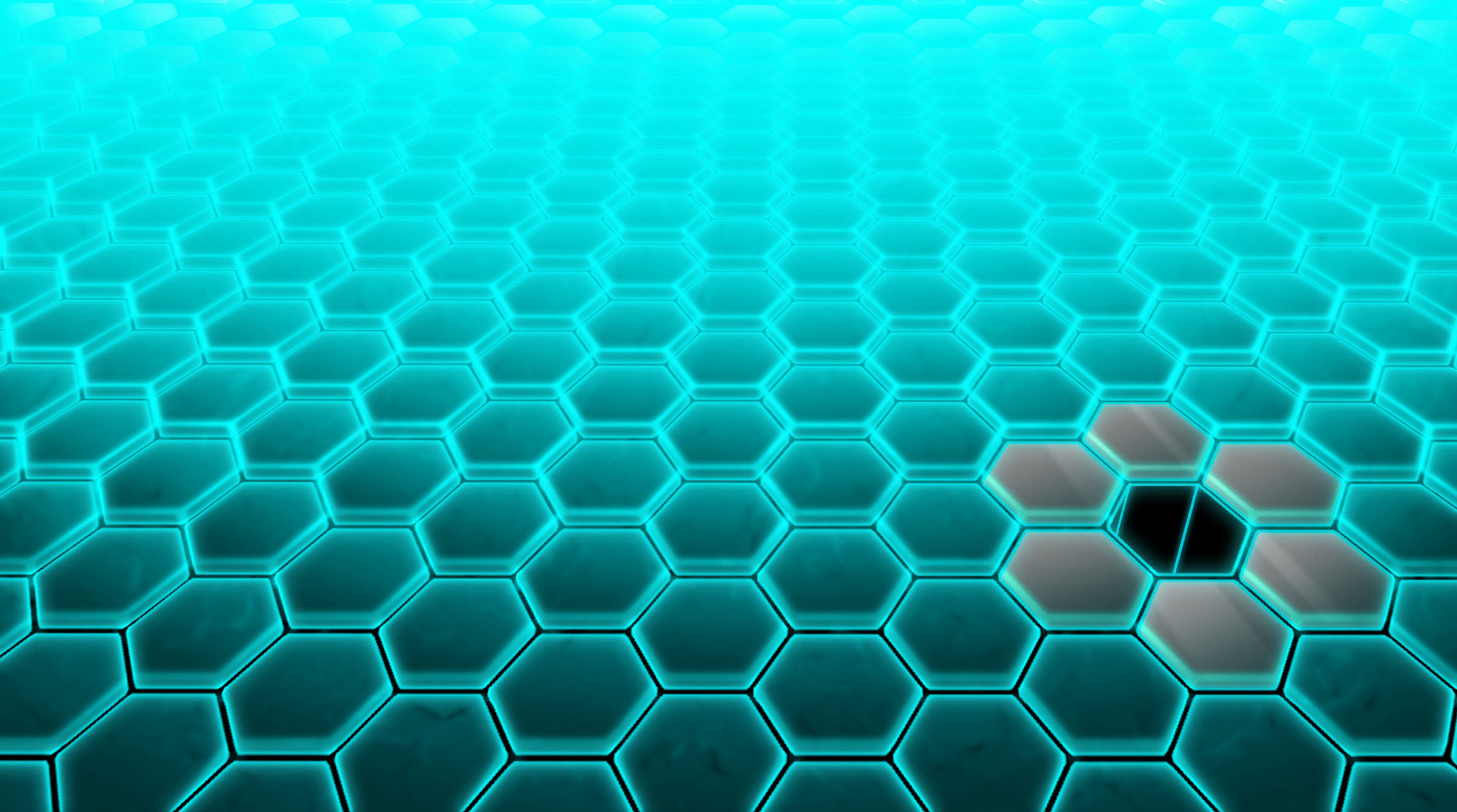 Hive Tech Wallpaper Blue By Aexease Customization Tiles