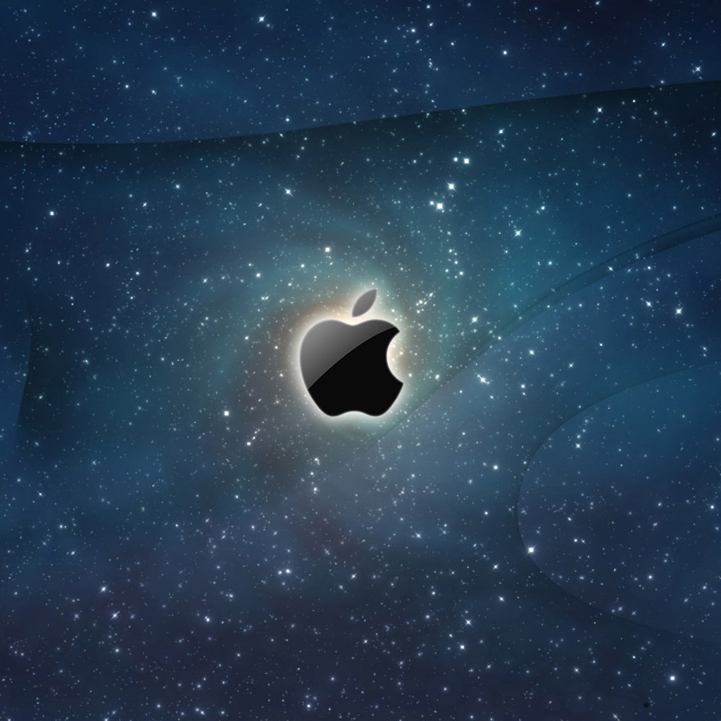 iPad Wallpaper Awesome Apple Logo Mini