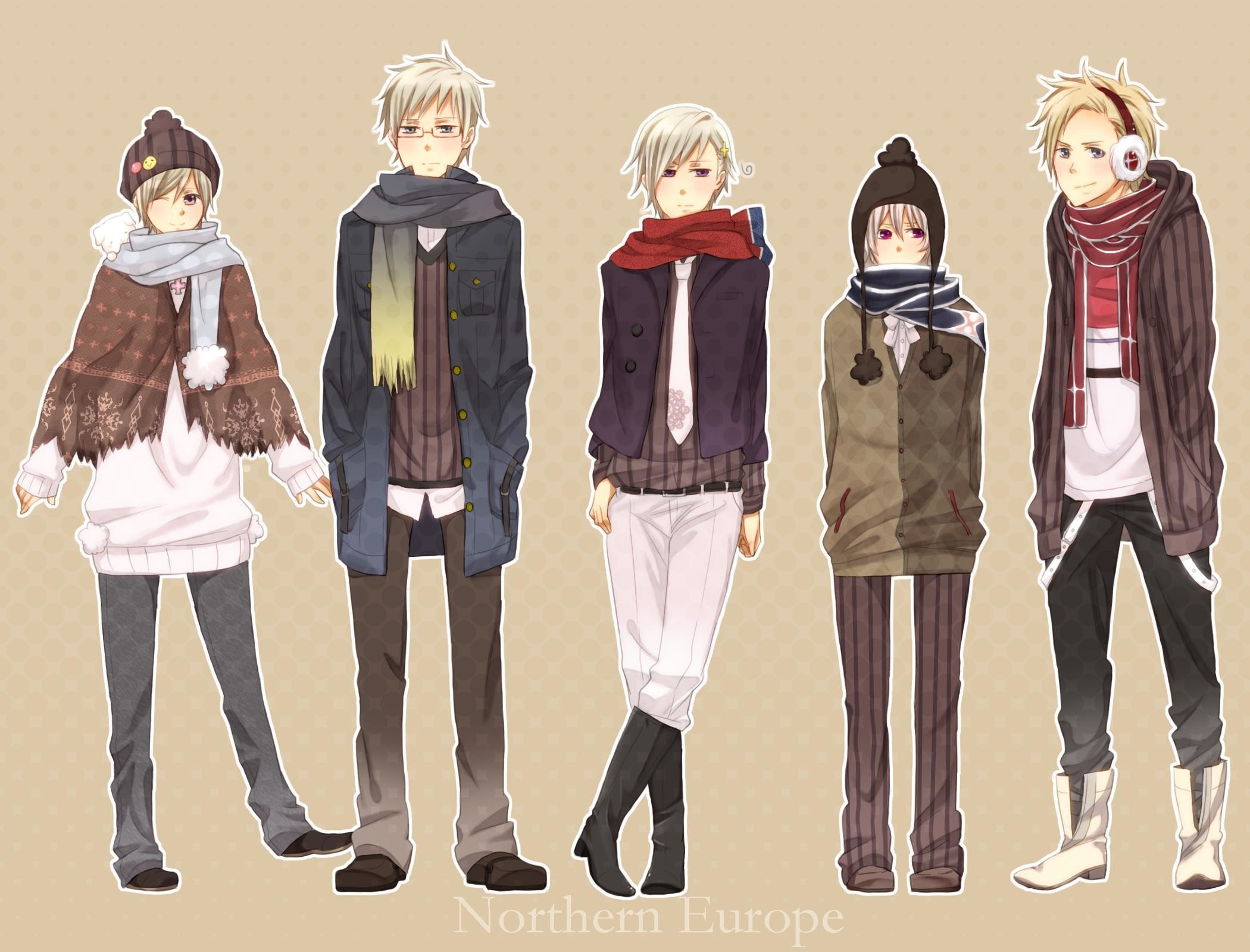 Hetalia Nordics Wallpaper