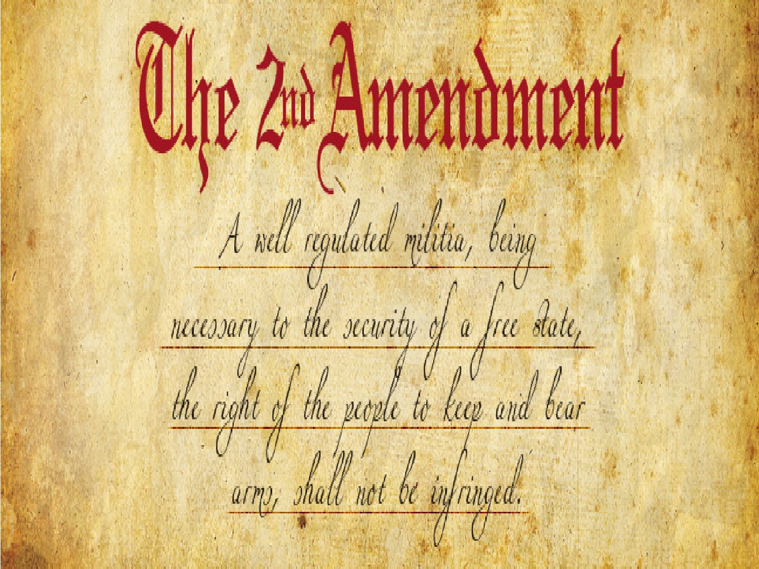 2nd Amendment HD Wallpaper Background
