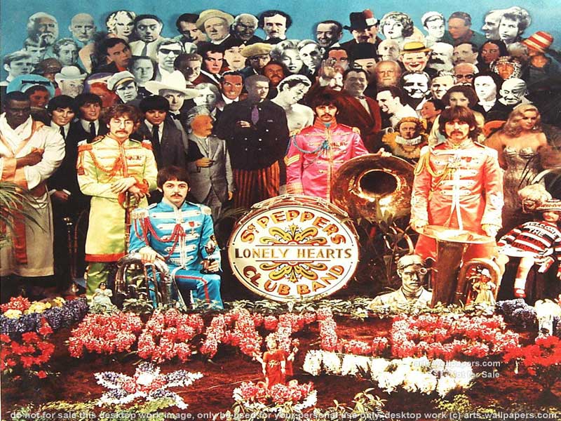 Sgt Pepper S Lonely Hearts Club Band Beatles Poster Wallpaper Art