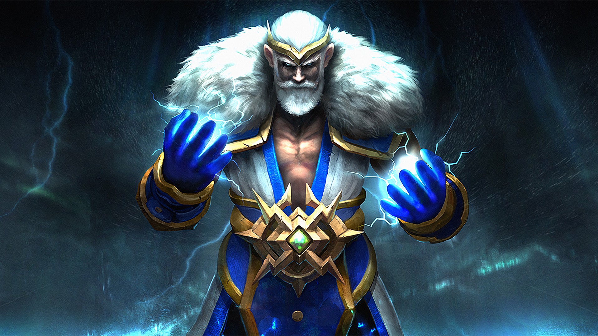 Dota Heroes Zeus Magic Fighter Puter Games Desktop HD