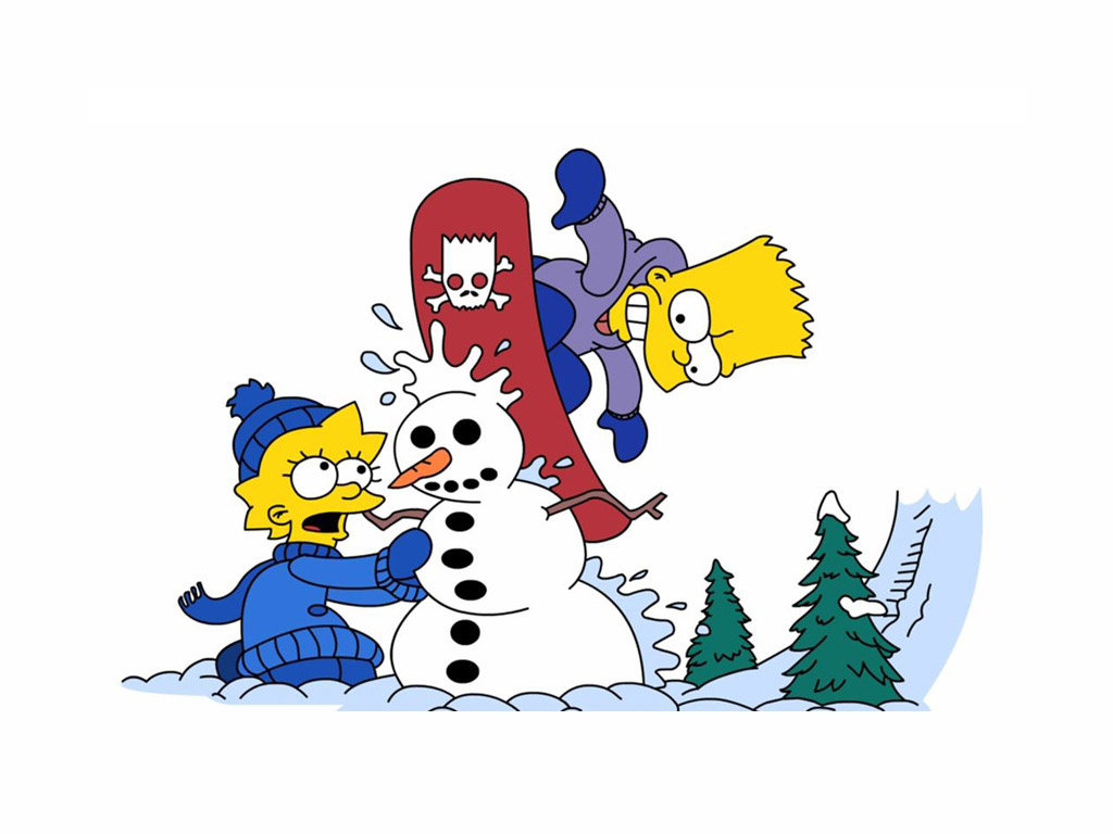Fondos Simpsons Navidad simpsons christmas wallpapers   10jpg   Ver