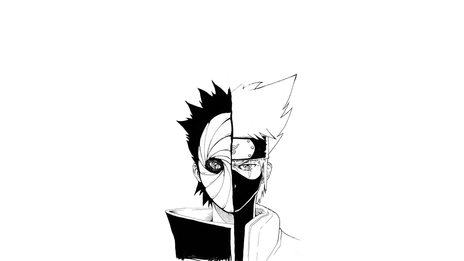 Free download Naruto White Backgrounds WallpaperPulse ClipArt Best ClipArt  1600x900 for your Desktop Mobile  Tablet  Explore 19 Madara Black and White  Wallpapers  Wallpaper Black And White White And Black