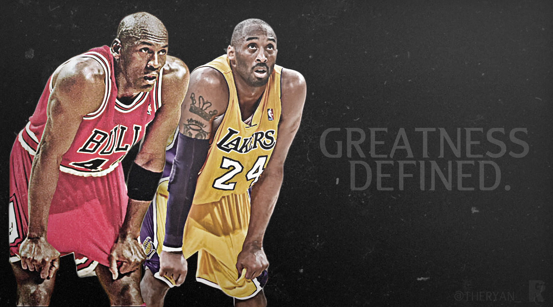 Kobe Bryant vs Michael Jordan Wallpaper  Kobe vs jordan Michael jordan  basketball Kobe bryant wallpaper