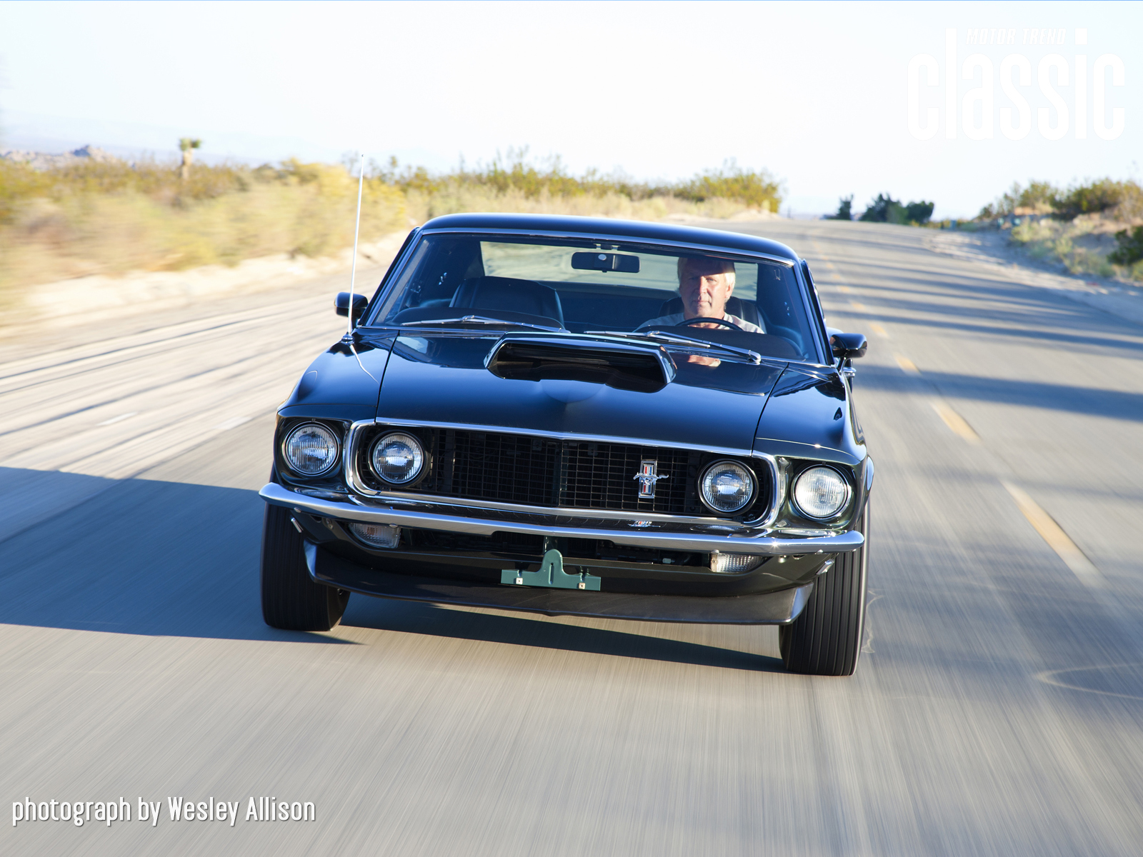 Ford Mustang Boss Front Grill In Motion
