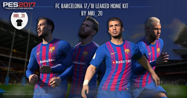 Fc Barcelona Home Leaked Kit Pes Patch