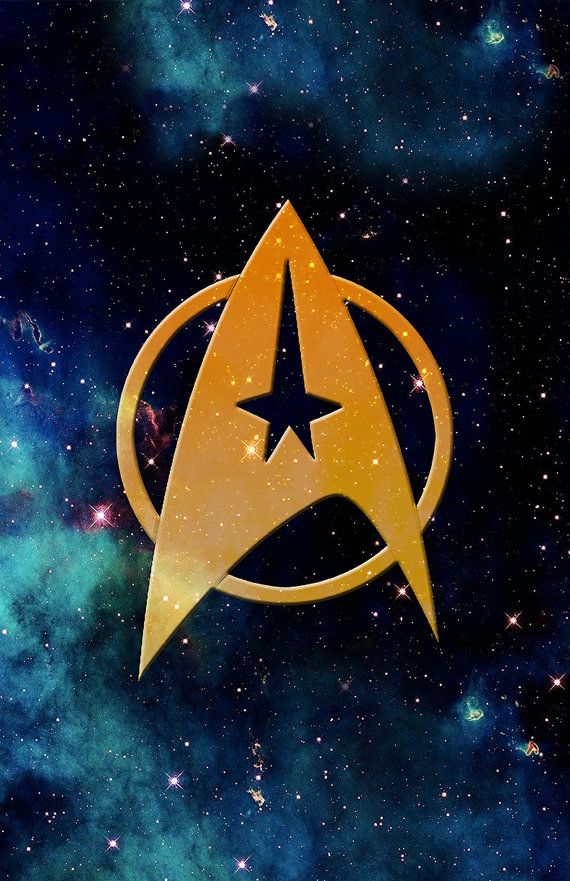 Star Trek Poster X Glossy Cardstock Starfleet Insignia