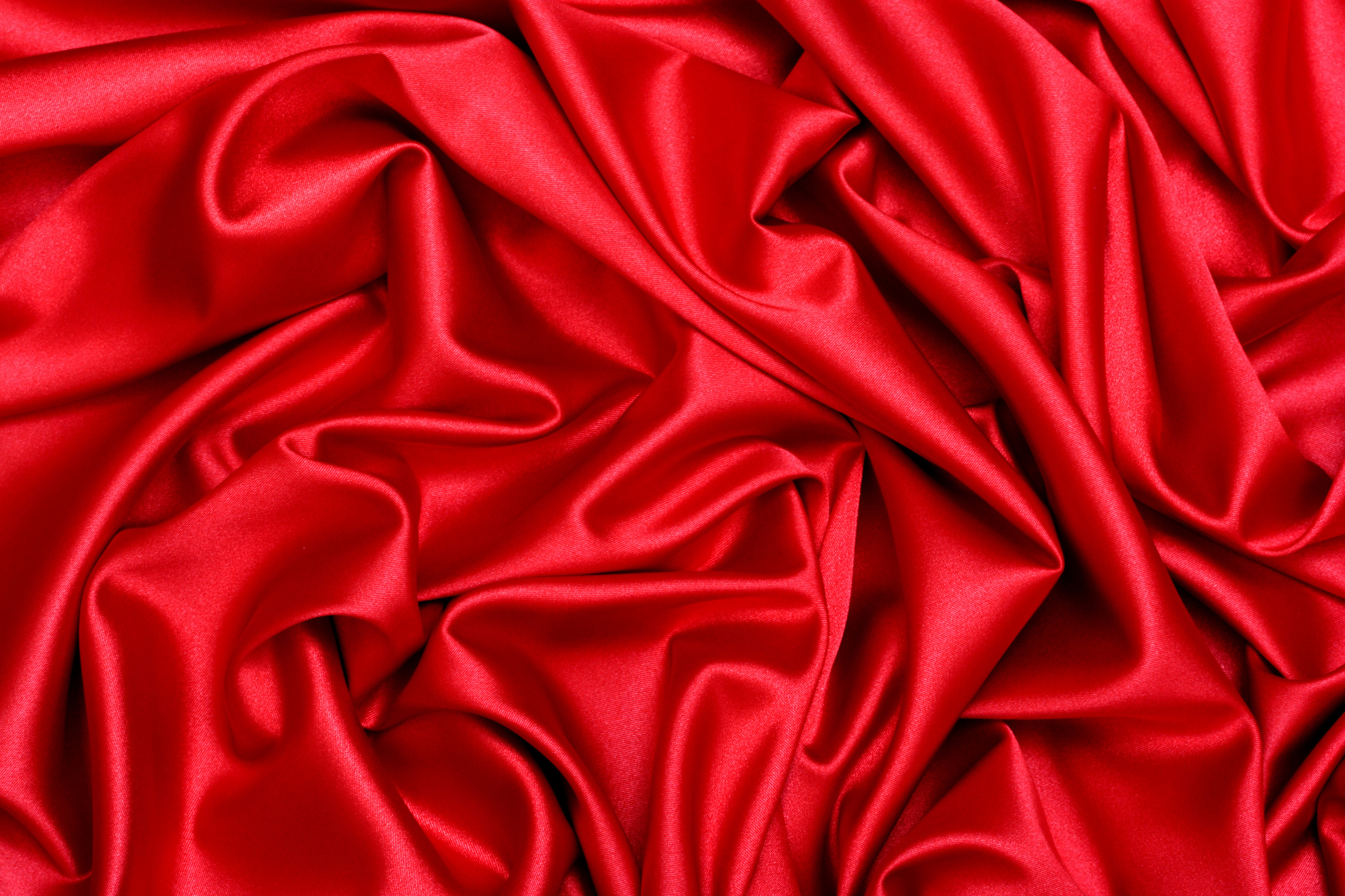 Red Fabric Cloth Silk Photo Background Texture Satin