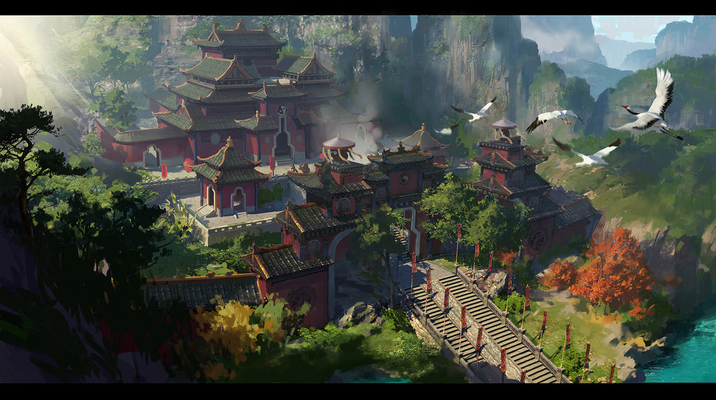 Taoist Temple2 By Dawnpu