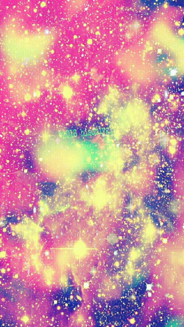 Pink Colorful Galaxy iPhone Android Wallpaper I Created For The