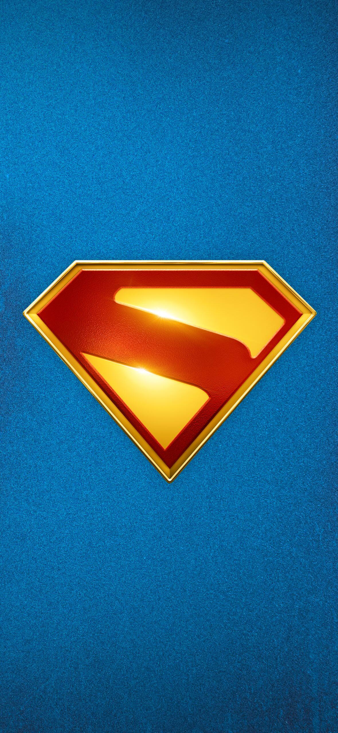 Superman Logo HD iPhone Painting Poster Wallpaper