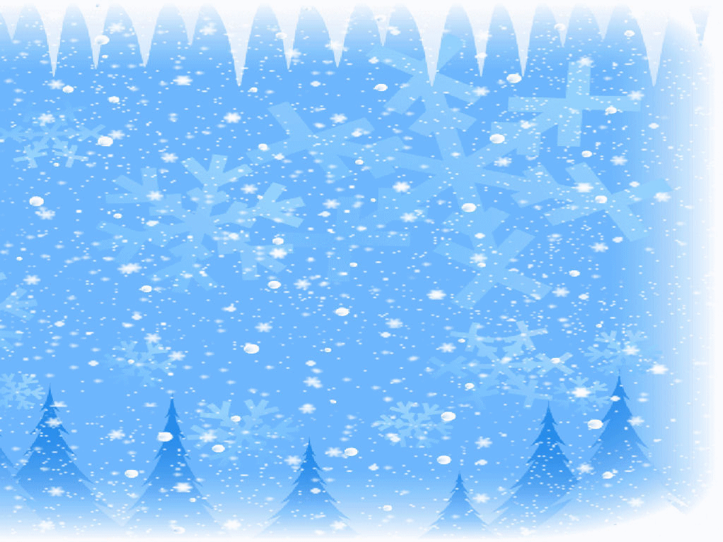 Winter Screensaver Falling Snow