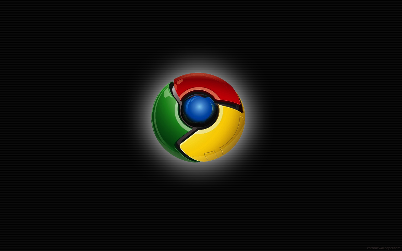 Logo Wallpapers black Google Chrome