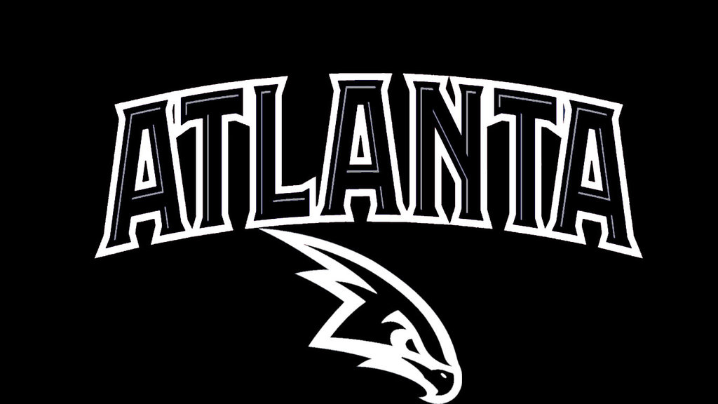 Nba Black And White Atlanta Hawks By Devildog360
