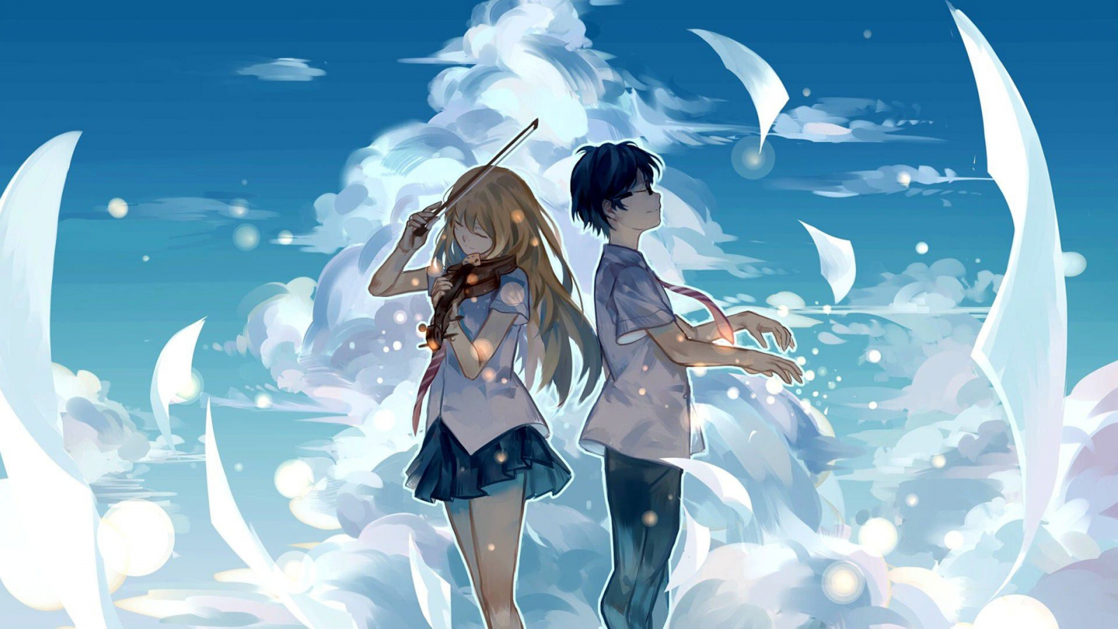 Cute Anime Couple Wallpaper Image