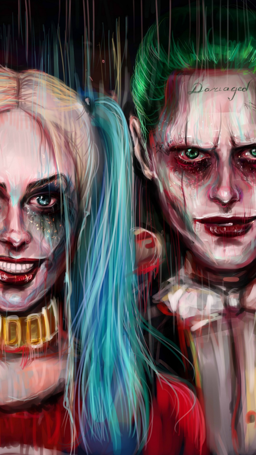 Harley Quinn And Joker Iphone Wallpaper 3d