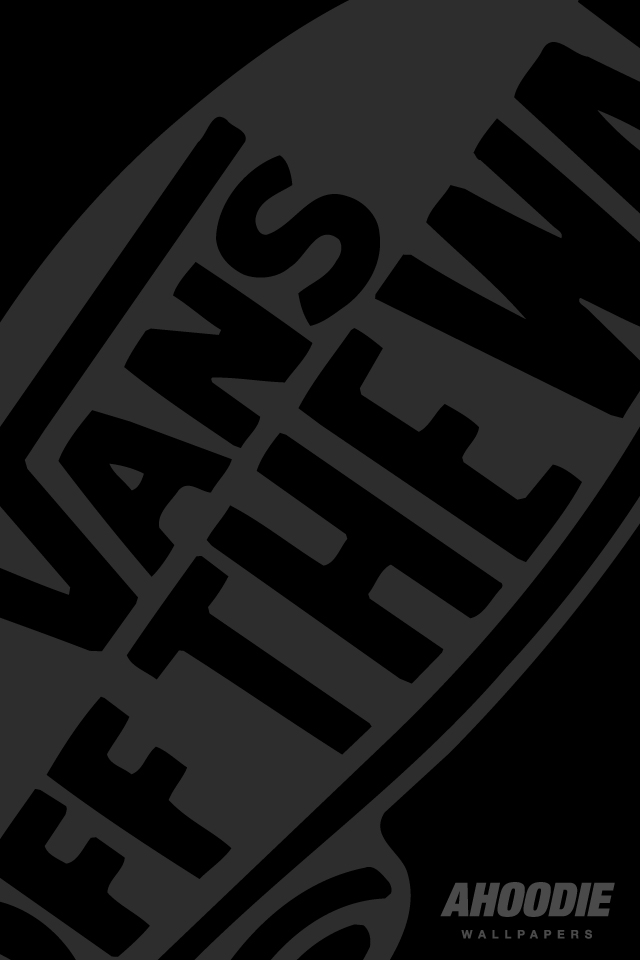 Vans Off The Wall Black Background For iPhone And 4s Wallpaper HD