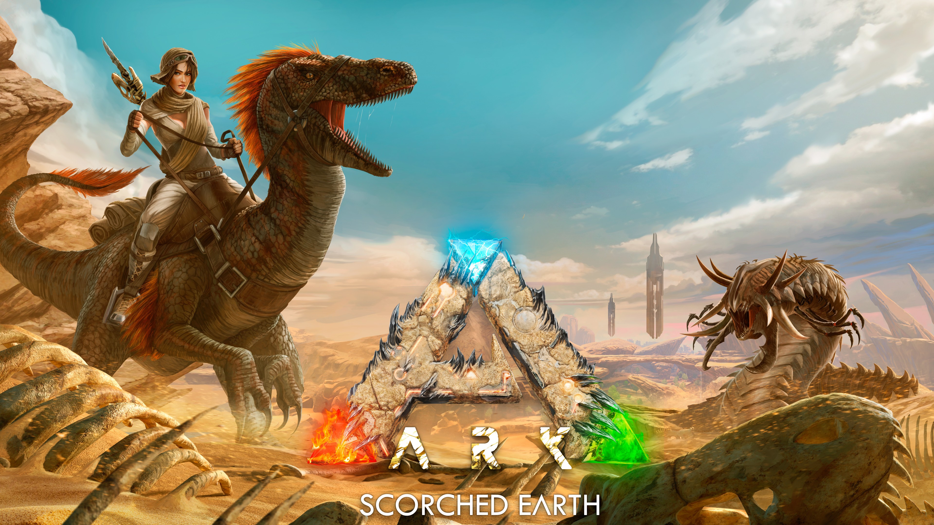 Ark Scorched Earth 4k 8k Wallpaper