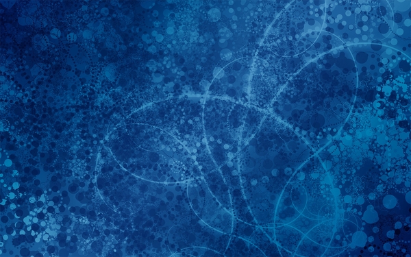 Blue Abstract Linux Mint Wallpaper
