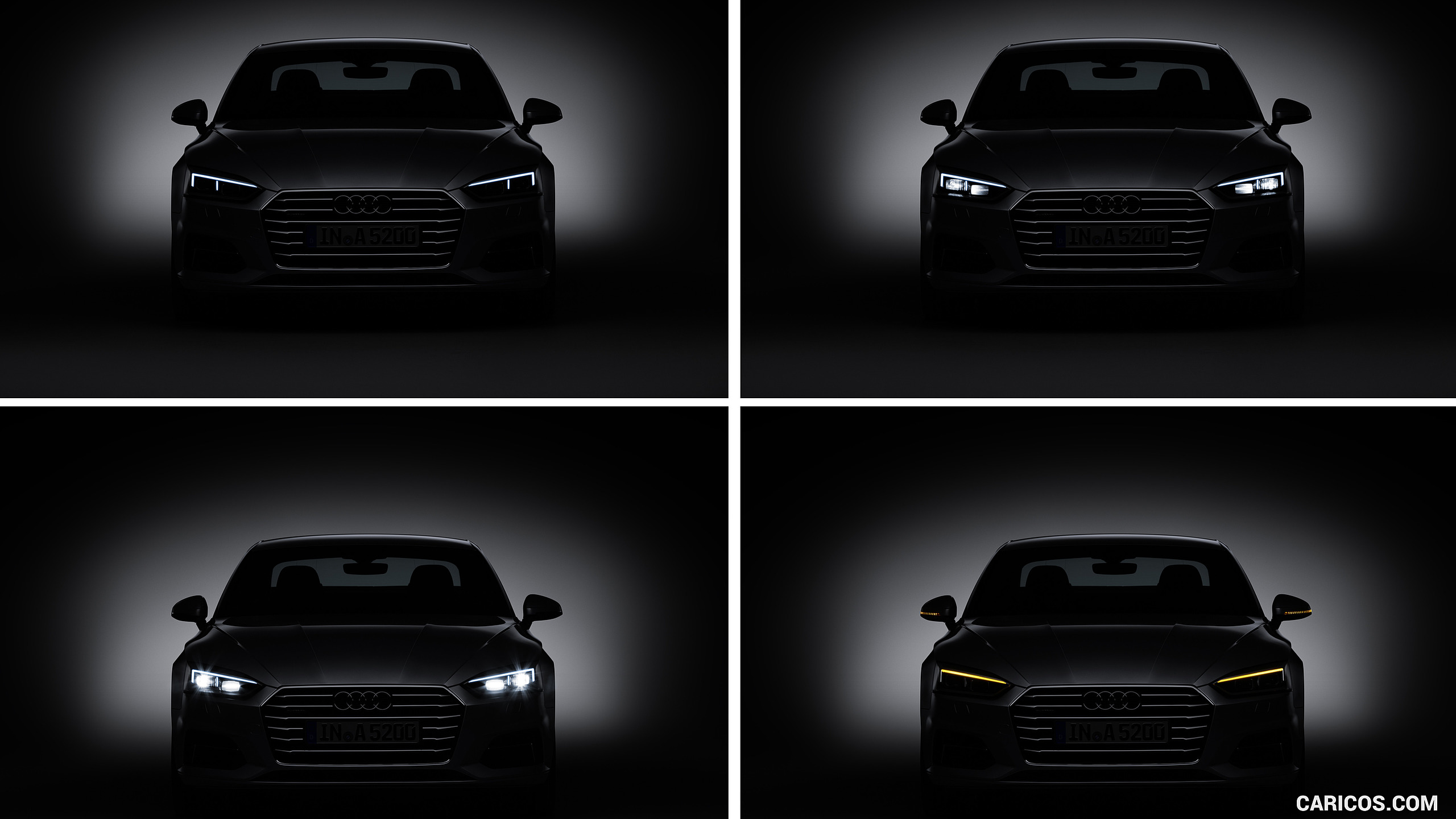 Audi A5 Coup Headlight HD Wallpaper