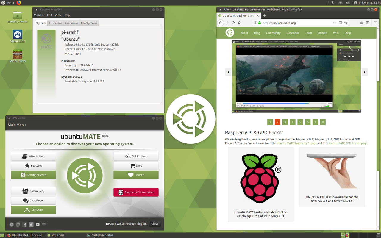 Ubuntu Mate For The Raspberry Pi Model B And