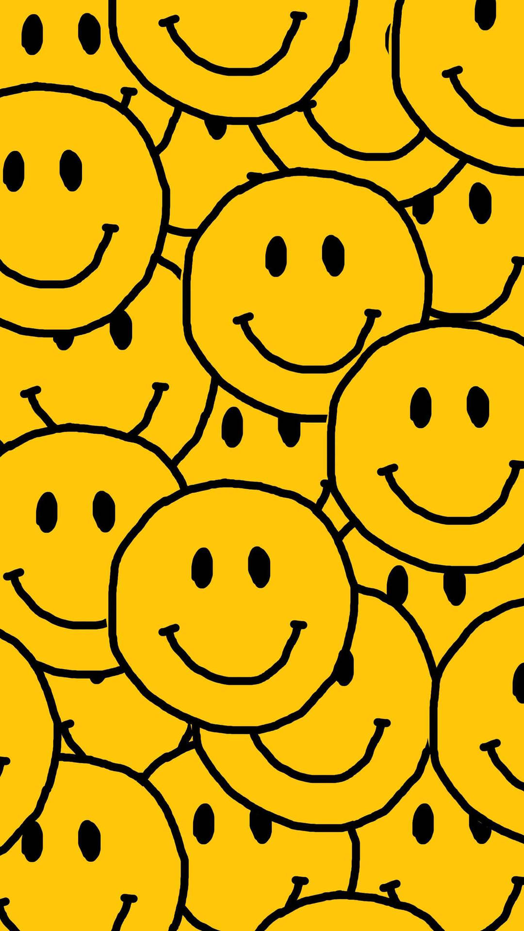 Preppy Smiley Face Wallpaper