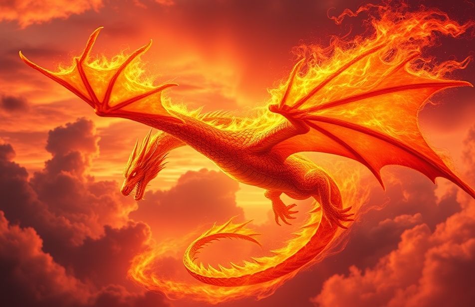 Fire Dragon Wallpaper