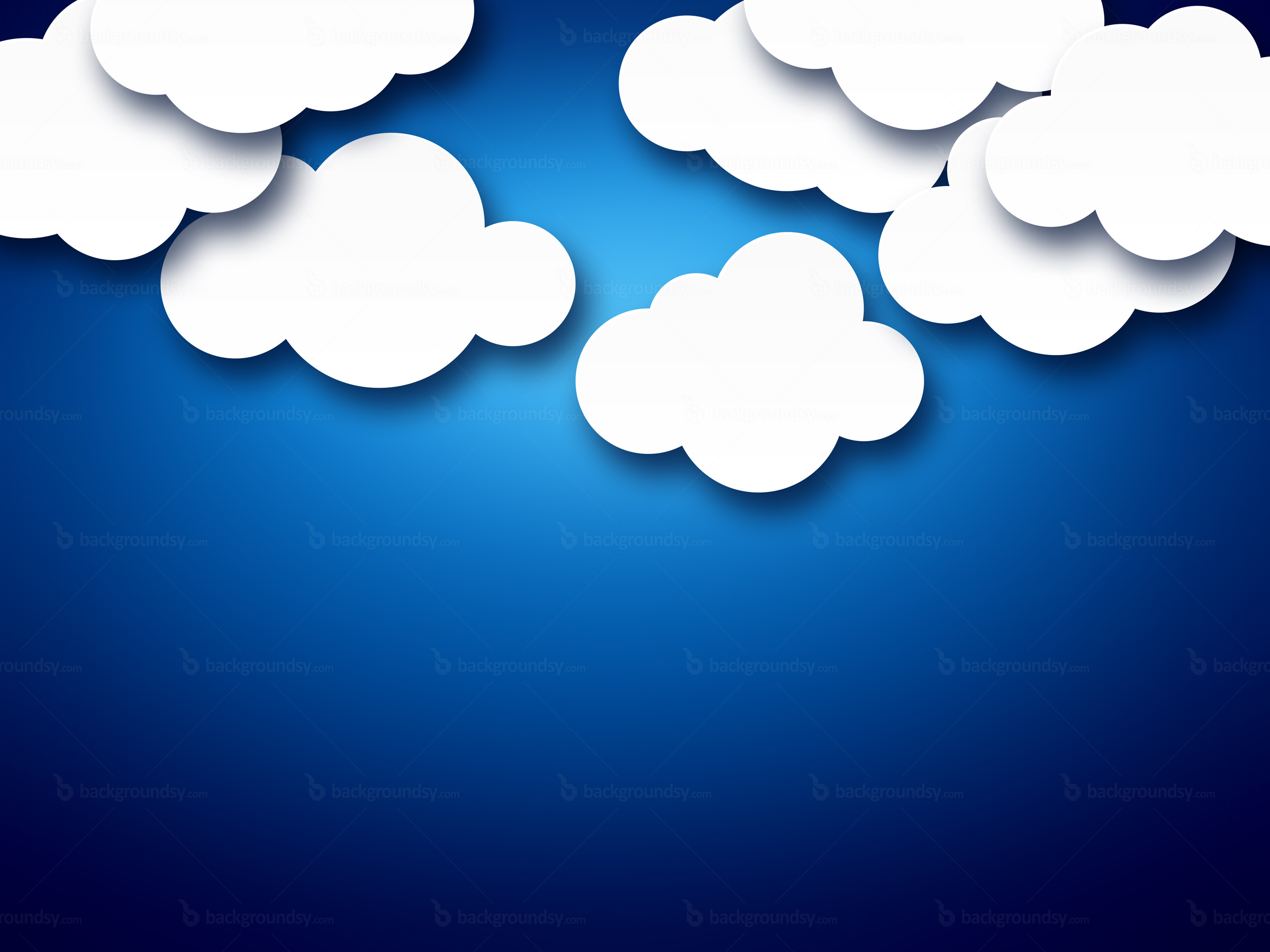 Cartoon Clouds Background Backgroundy