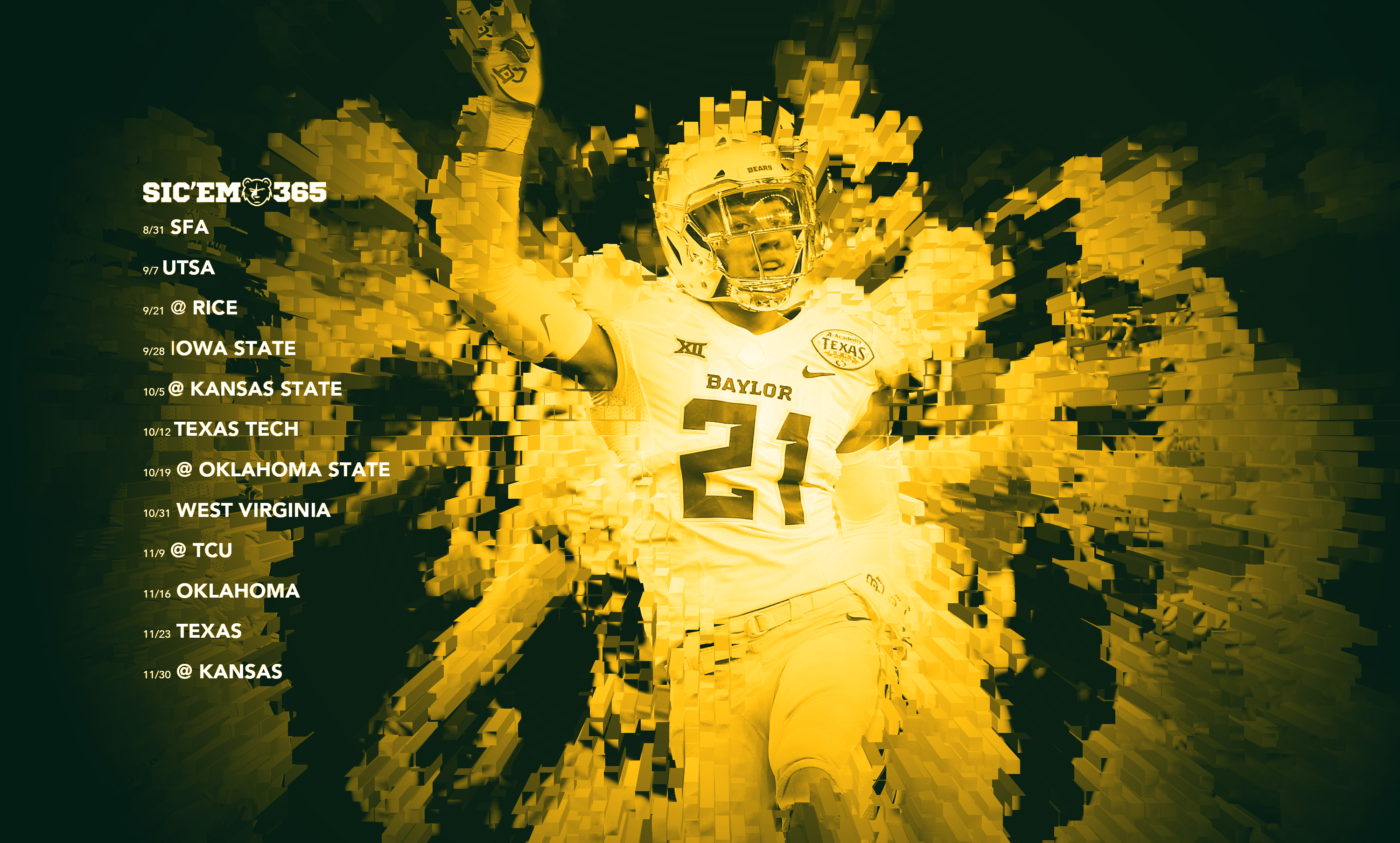 Baylor Football Wall Paper HD Wallpaper Background