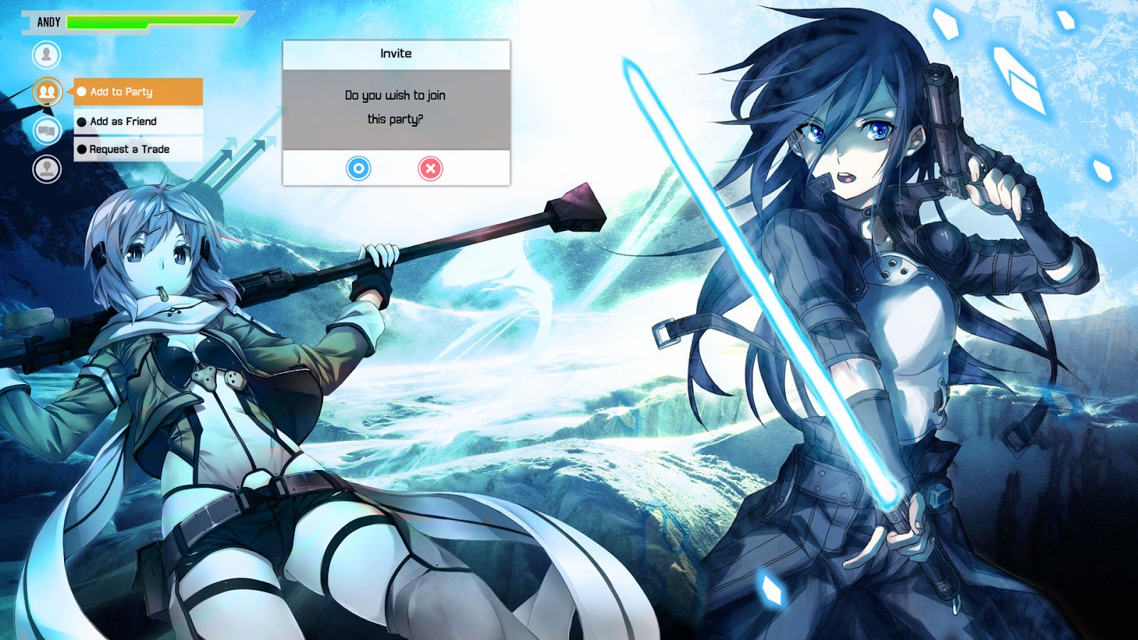 Gun Gale Online Kiriot Asuna Laser Sword Art HD Wallpaper
