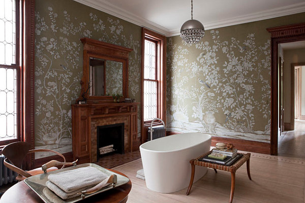 20 Eye Catching Wallpapered Rooms