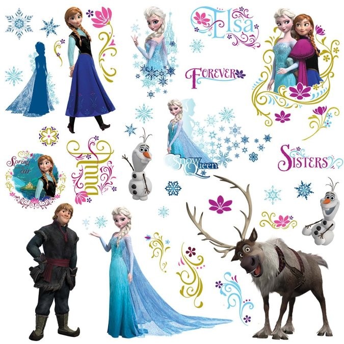 Frozen Peel And Stick Wall Decals A Mighty Girl HD Wallpaper