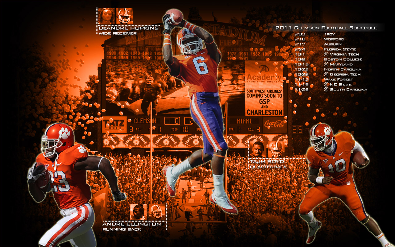 Another New Schedule Desktop Background Paws Itively Clemson