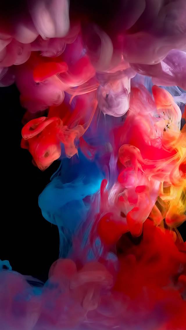 iPhone Pro Dark Red Smokes Wallpaper