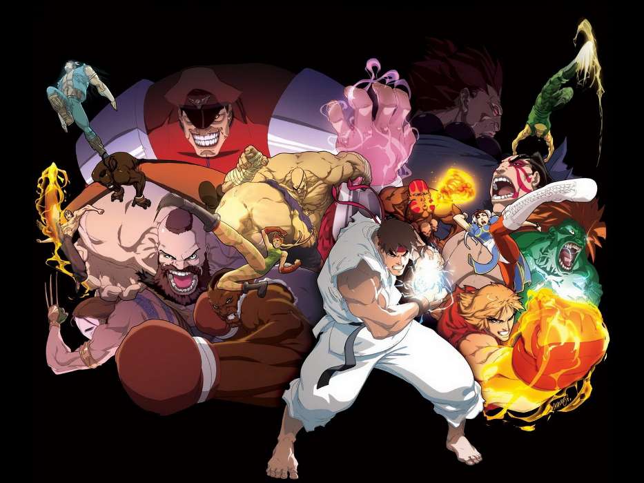 Mobile Wallpaper Games Anime Street Fighter