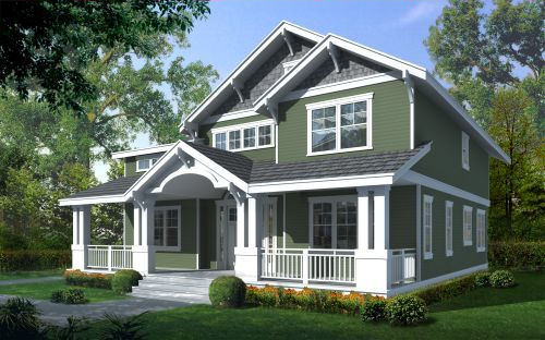 Carriage House Plans Craftsman Style Home