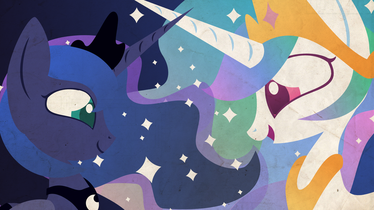 Wallpaper Sun And Moon By Foxy Noxy