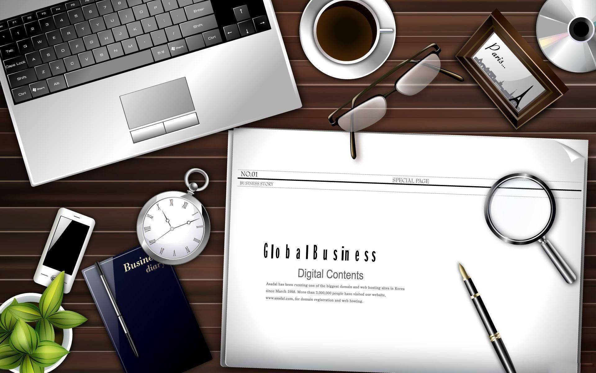 Office Desk Wallpaper