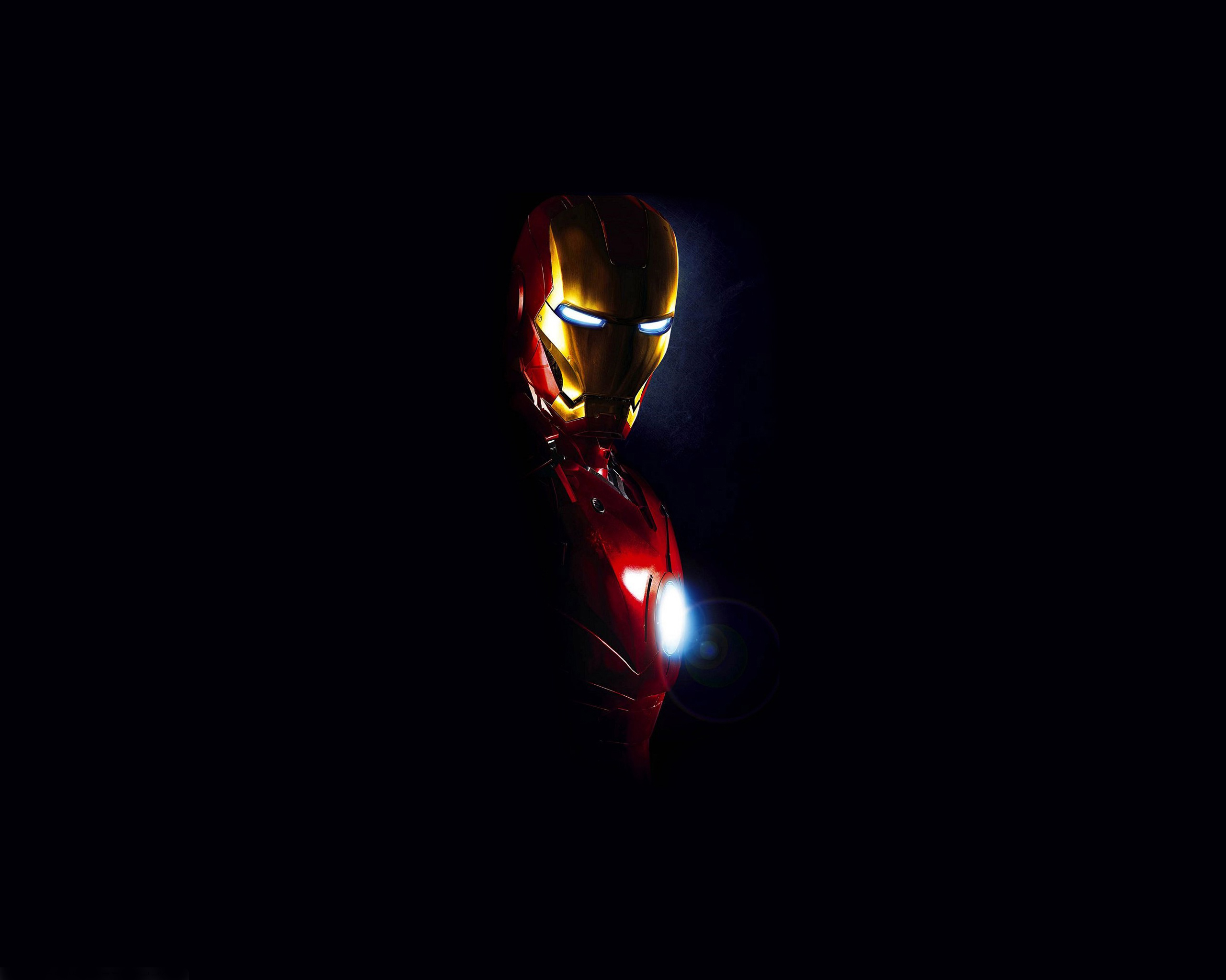 Iron Man HD Wallpaper For Desktop Black