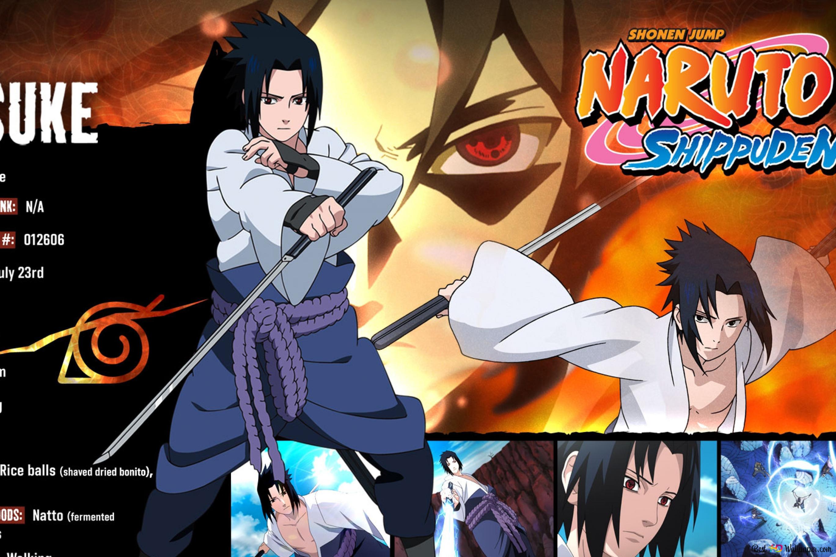 Sasuke Uchiha 4k Wallpaper