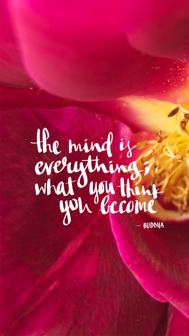 Buddha Quote iPhone Wallpaper With
