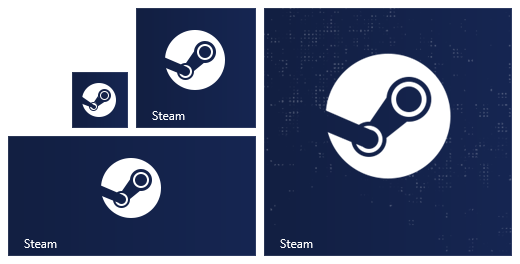 Steam Modern Ui Tile Icon For Windows
