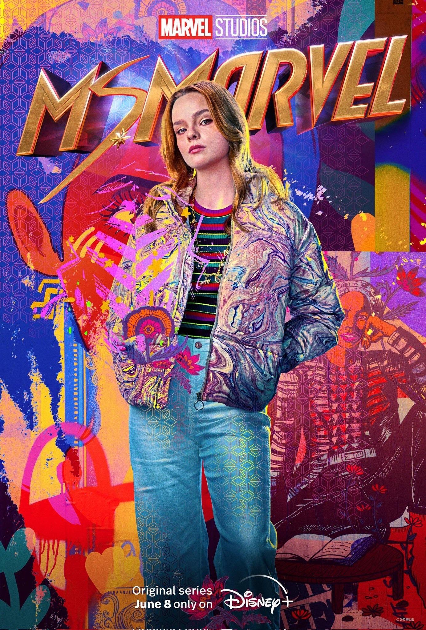Laurel Marsden As Zoe Zimmer Ms Marvel Character Poster