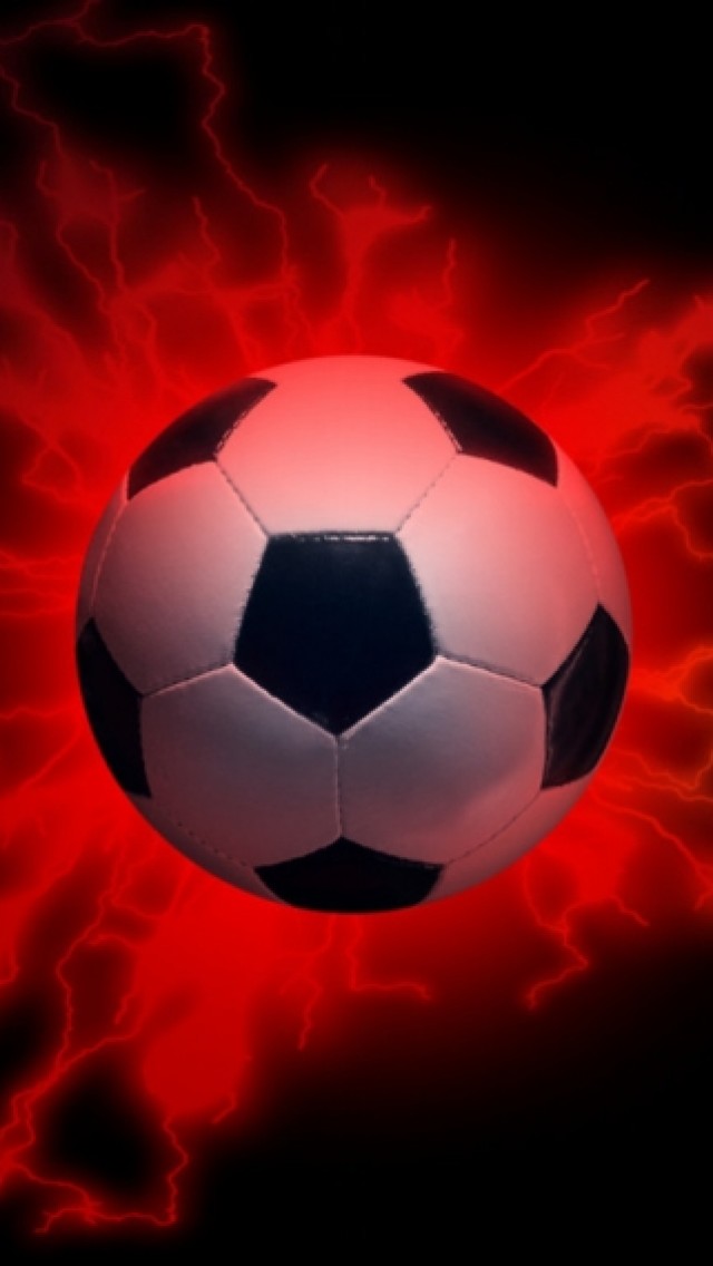 Cool Soccer Ball iPhone Wallpaper